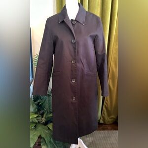 Burberry London Navy Trench Coat